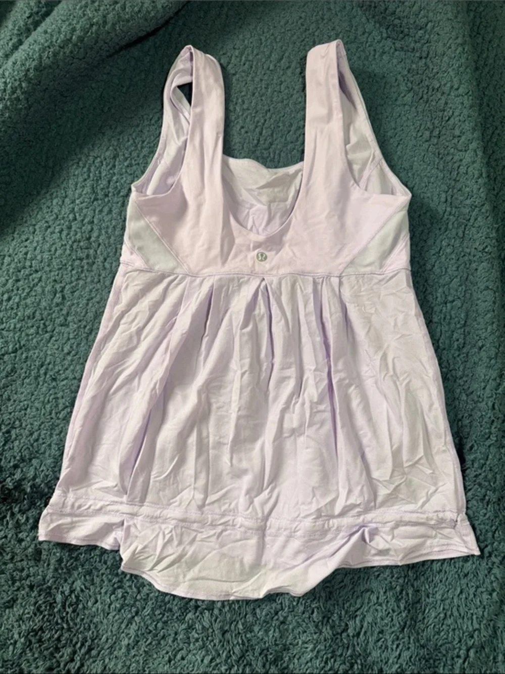 lululemon athletica Pastel Lavender Tank with Built-In Shelf Bra